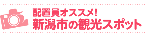 配置員オススメ！新潟市の観光スポット
